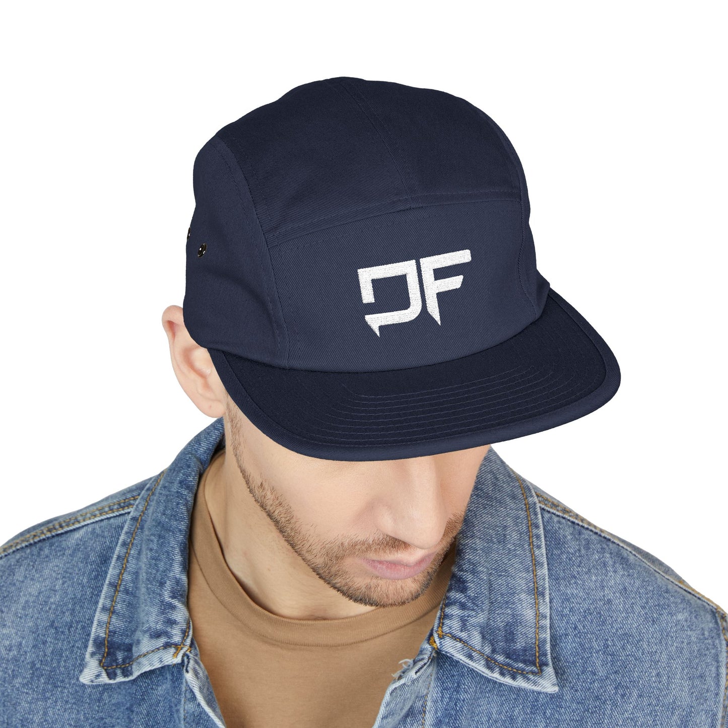 DF 5 Panel Cap for Runners Embroidered