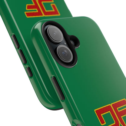 DF Green Tough Phone Cases - Durable Protection for Your Phone