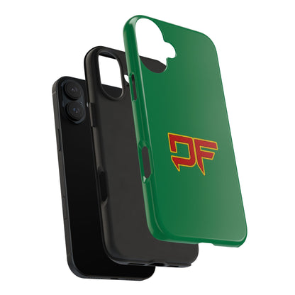 DF Green Tough Phone Cases - Durable Protection for Your Phone