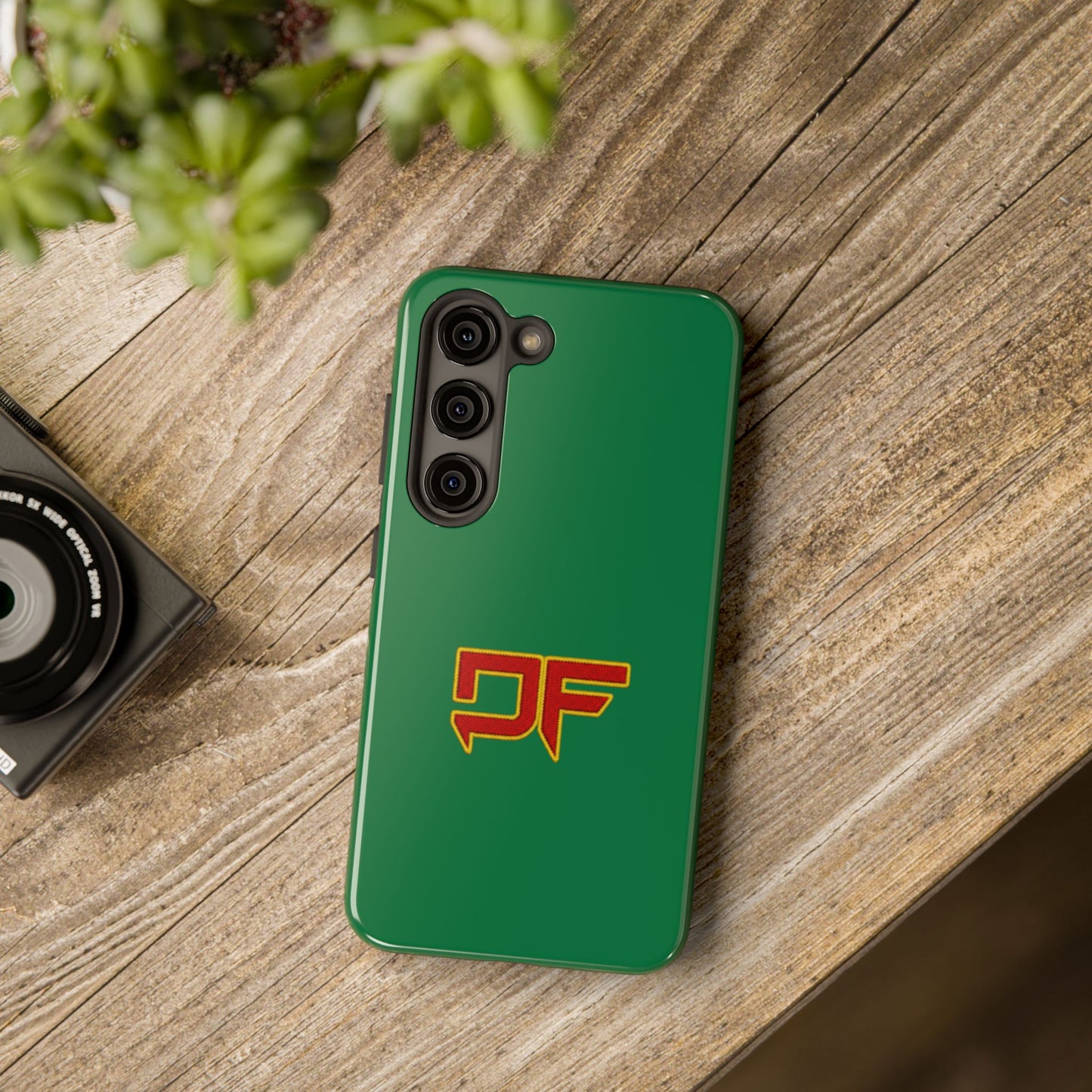DF Green Tough Phone Cases - Durable Protection for Your Phone