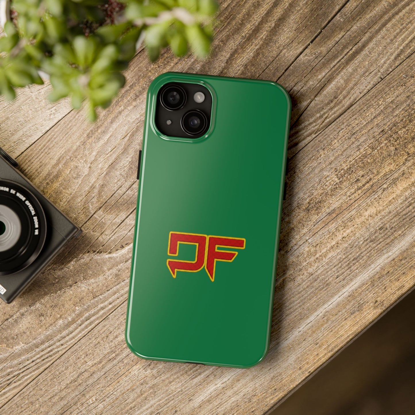 DF Green Tough Phone Cases - Durable Protection for Your Phone