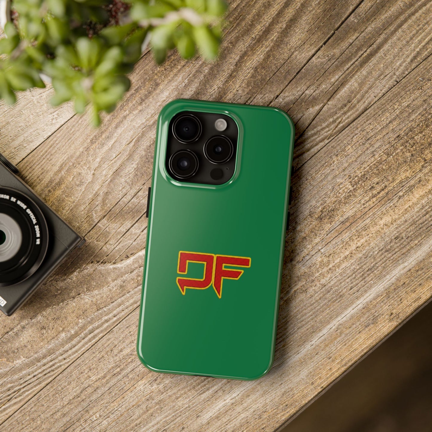 DF Green Tough Phone Cases - Durable Protection for Your Phone