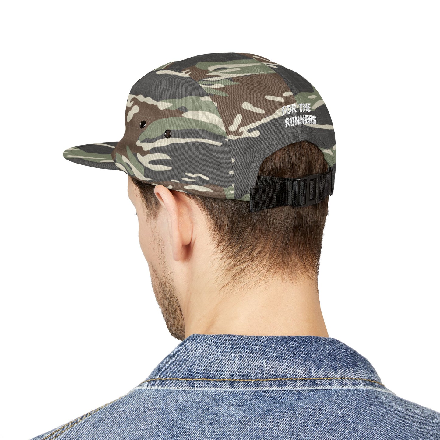 DF 5 Panel Cap for Runners Embroidered