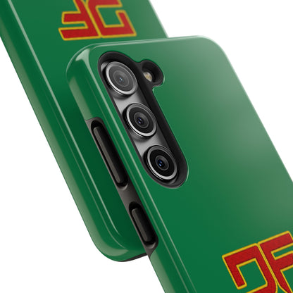 DF Green Tough Phone Cases - Durable Protection for Your Phone