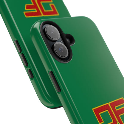 DF Green Tough Phone Cases - Durable Protection for Your Phone