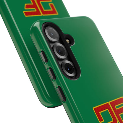 DF Green Tough Phone Cases - Durable Protection for Your Phone