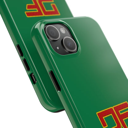 DF Green Tough Phone Cases - Durable Protection for Your Phone