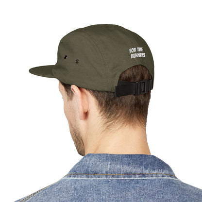 DF 5 Panel Cap for Runners Embroidered