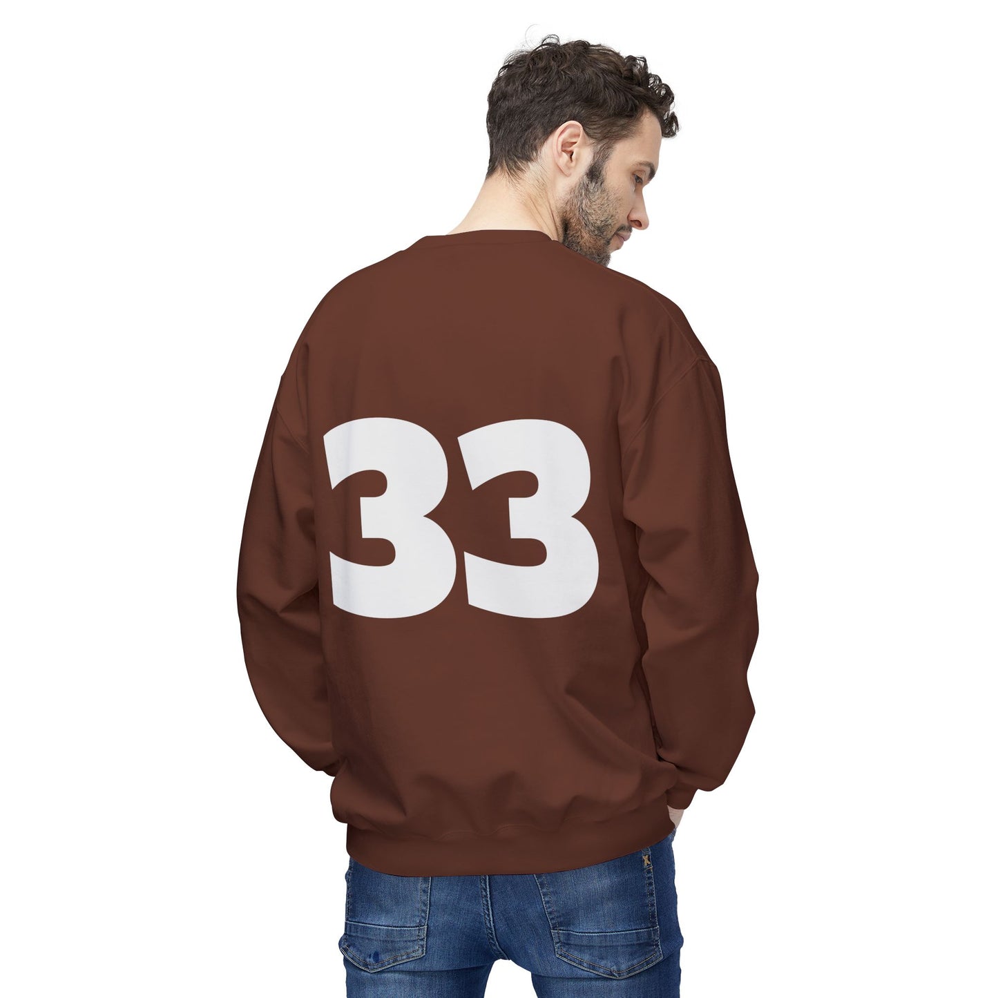 DF Crewneck Sweatshirt — '33' Back Graphic