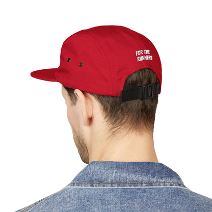 DF 5 Panel Cap for Runners Embroidered
