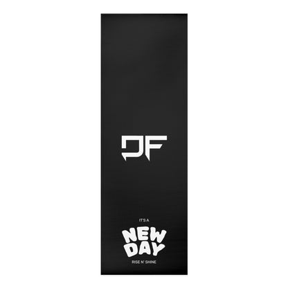 DF Yoga Mat – “It’s a New Day” Motivational Foam Yoga Mat
