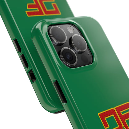 DF Green Tough Phone Cases - Durable Protection for Your Phone