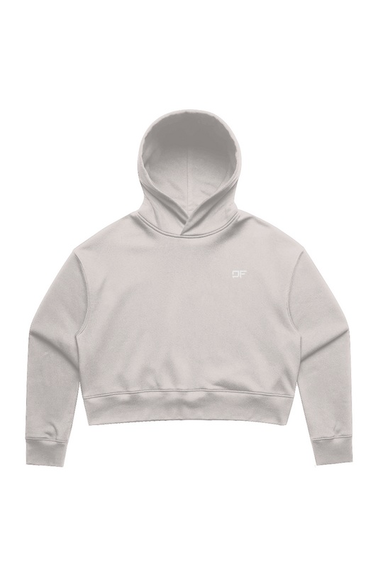 Women Crop Hoodie - "Build Different"