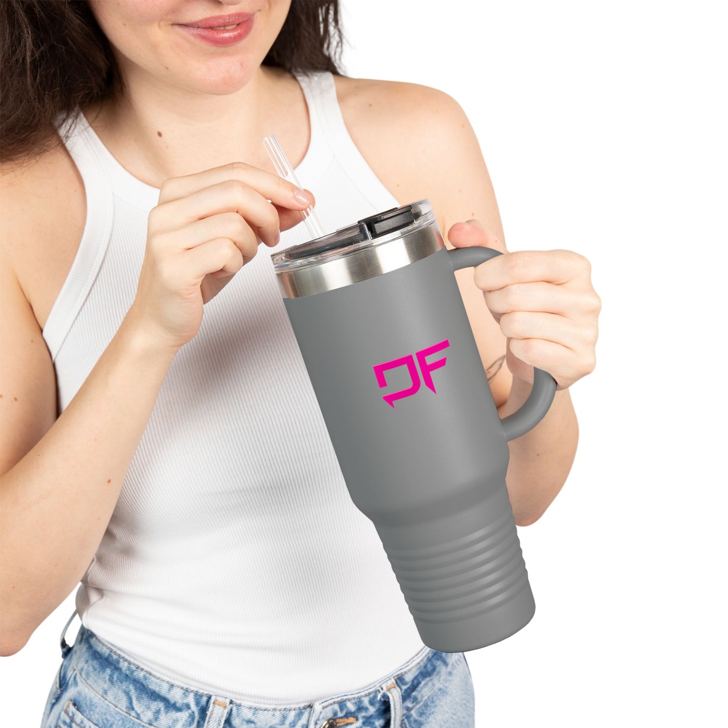 DF 40oz Insulated  Premium Travel, Pre-Workout Mug