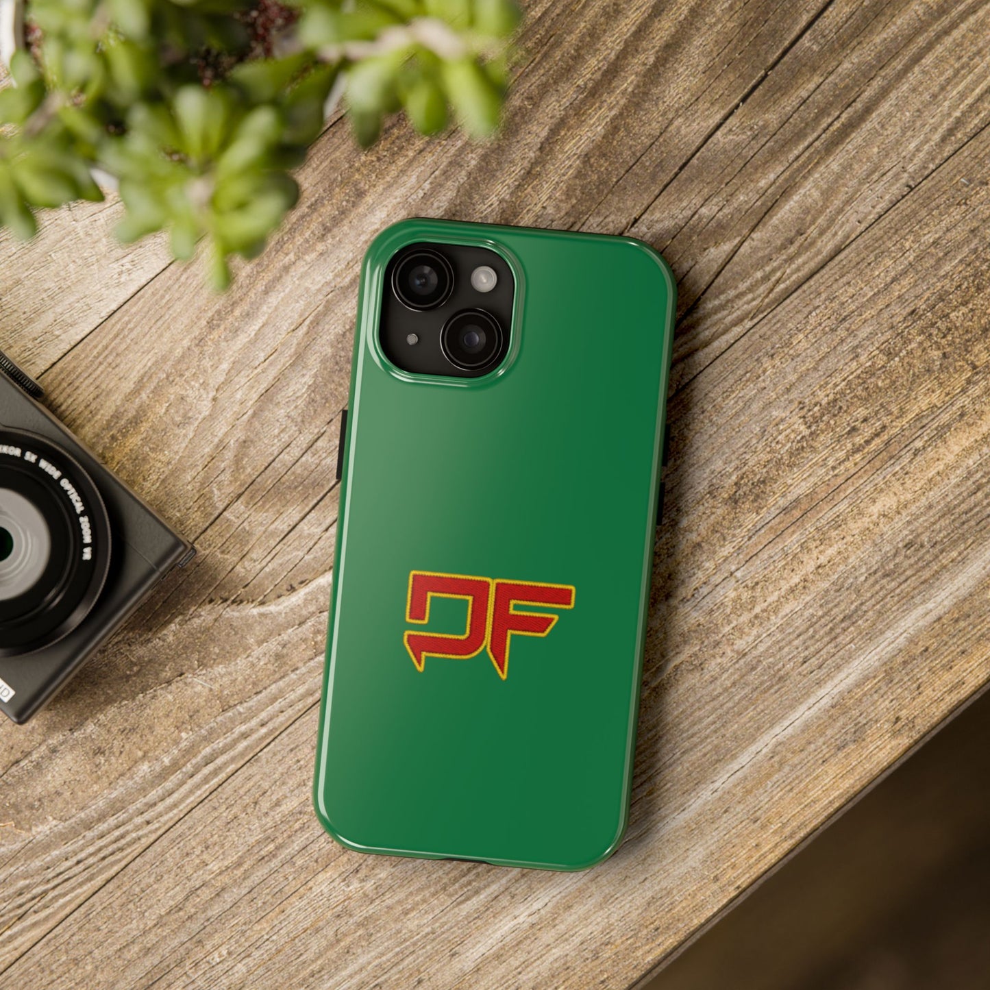DF Green Tough Phone Cases - Durable Protection for Your Phone