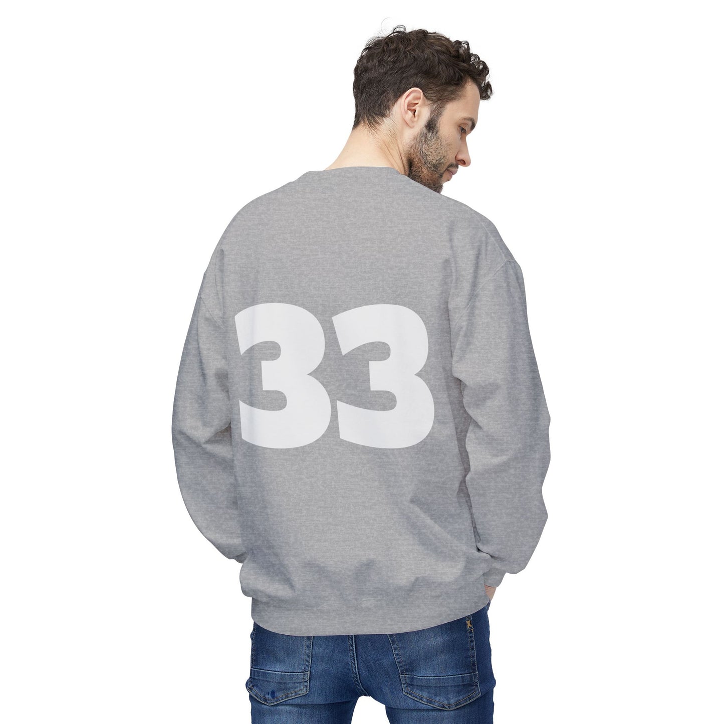 DF Crewneck Sweatshirt — '33' Back Graphic