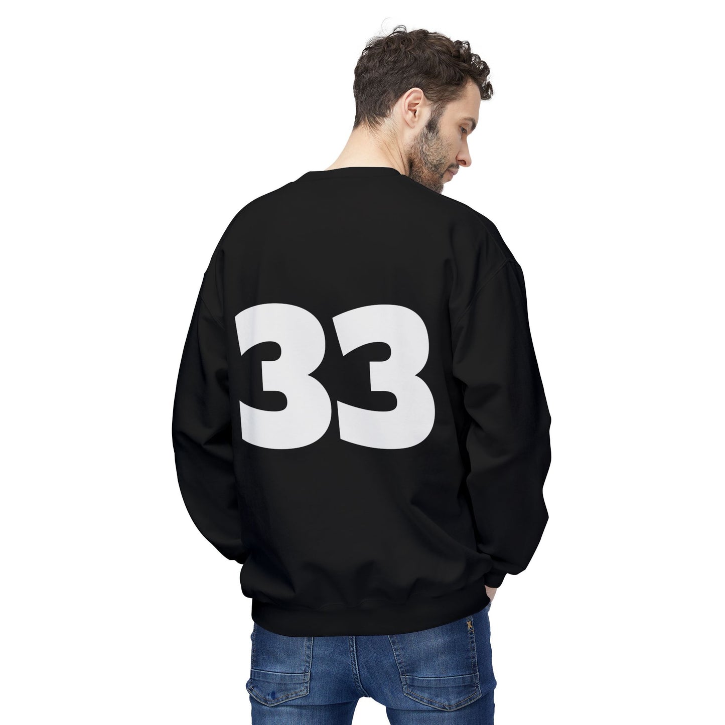 DF Crewneck Sweatshirt — '33' Back Graphic
