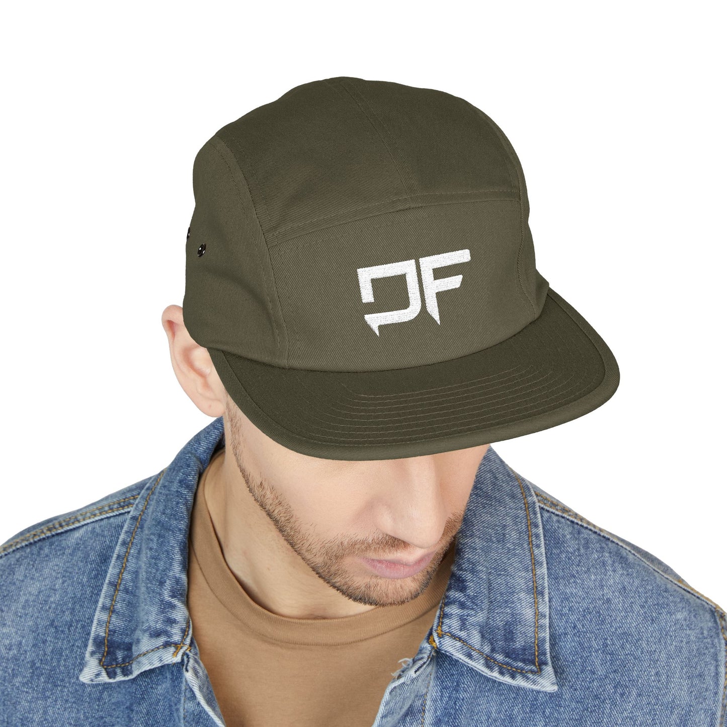 DF 5 Panel Cap for Runners Embroidered