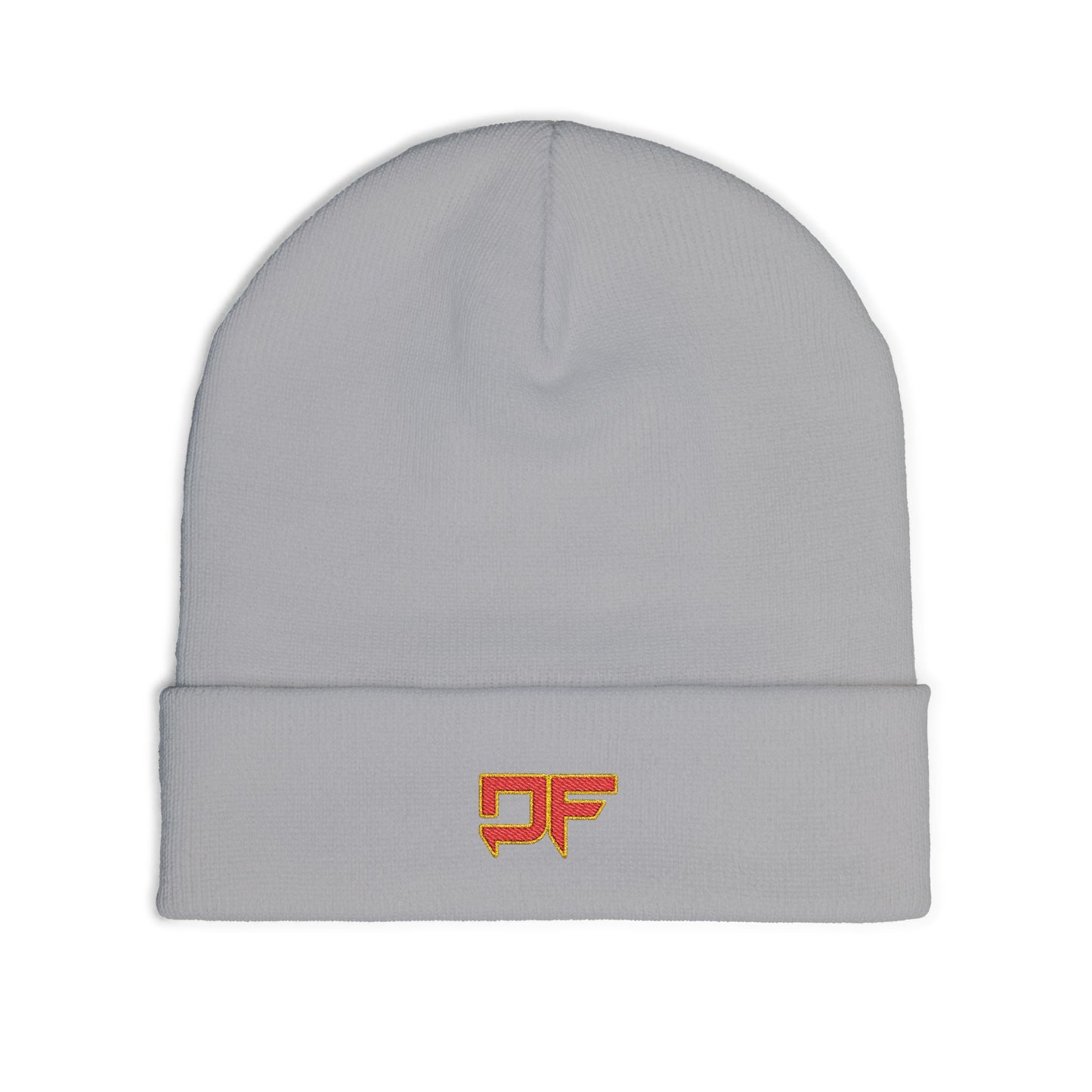 DF Embroidered Knit Beanie
