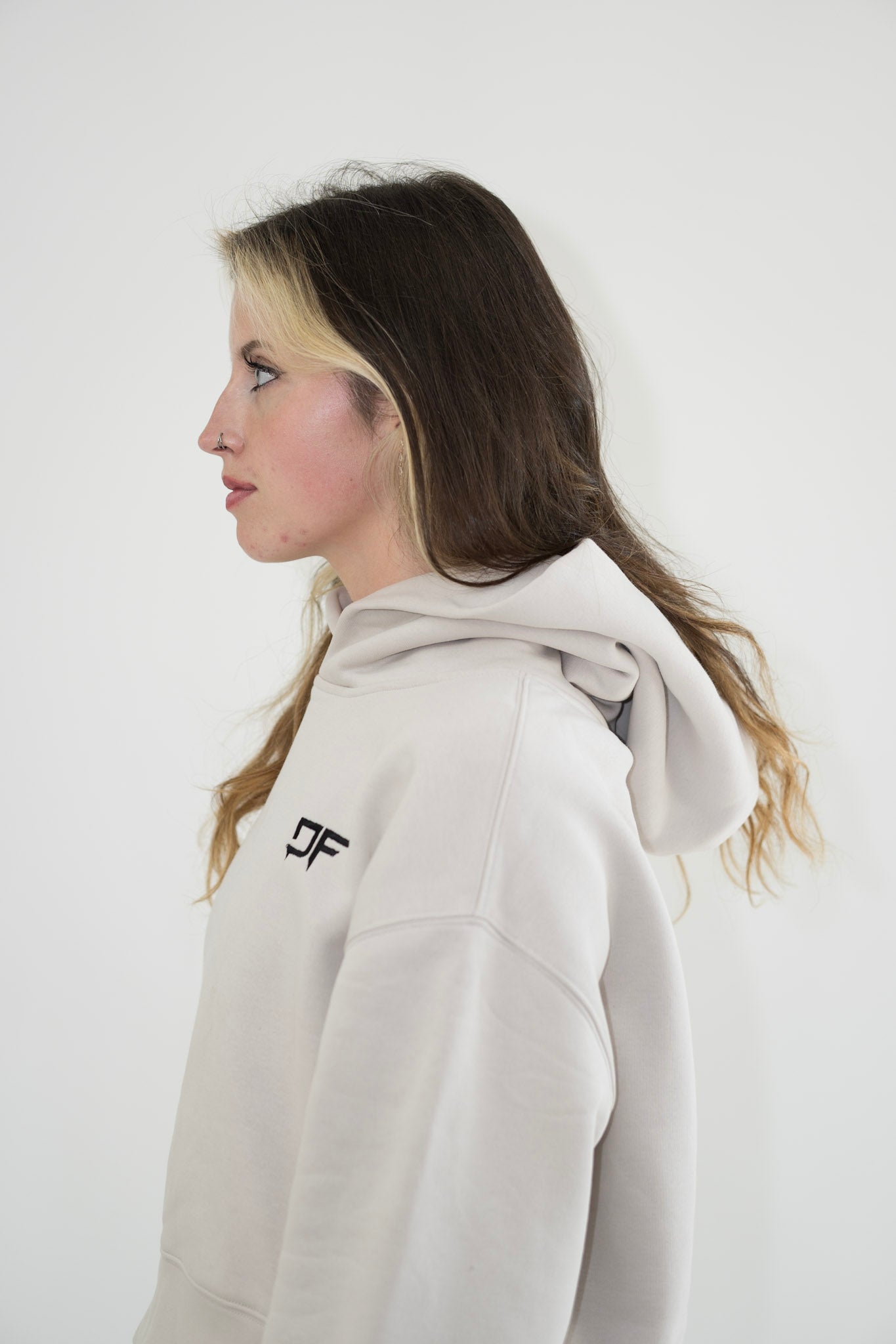 Women Crop Hoodie - "Build Different"