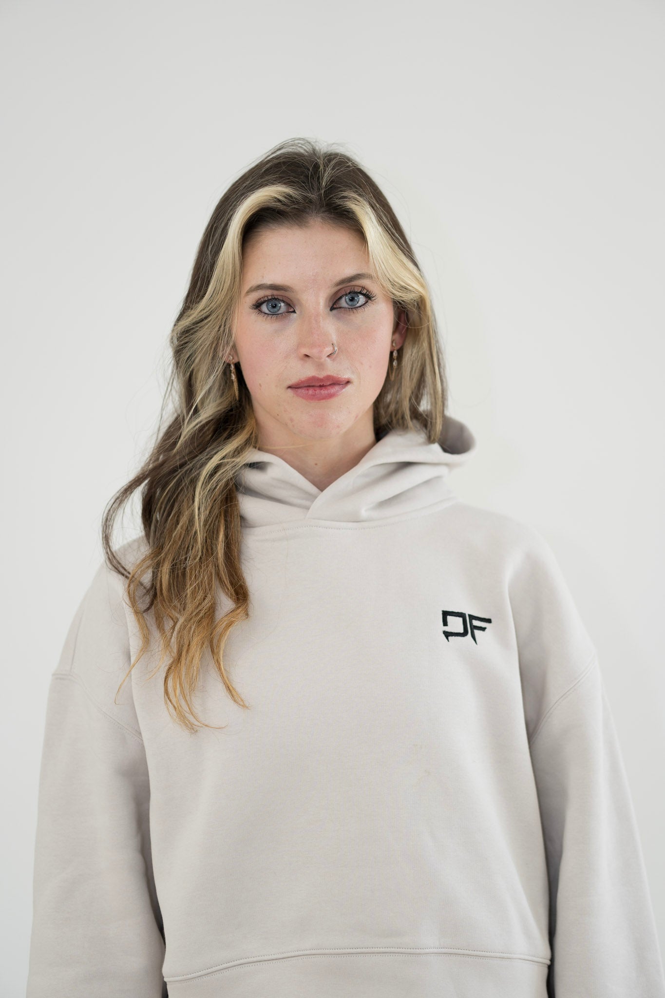 Women Crop Hoodie - "Build Different"