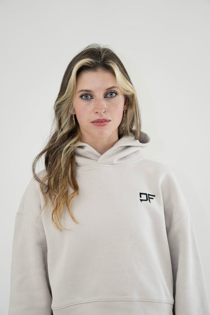 Women Crop Hoodie - "Build Different"