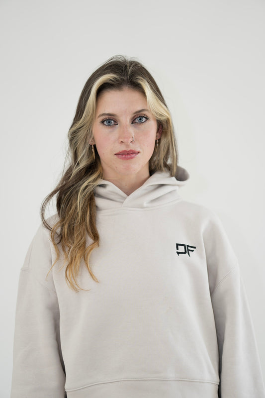 Women Crop Hoodie - "Build Different"